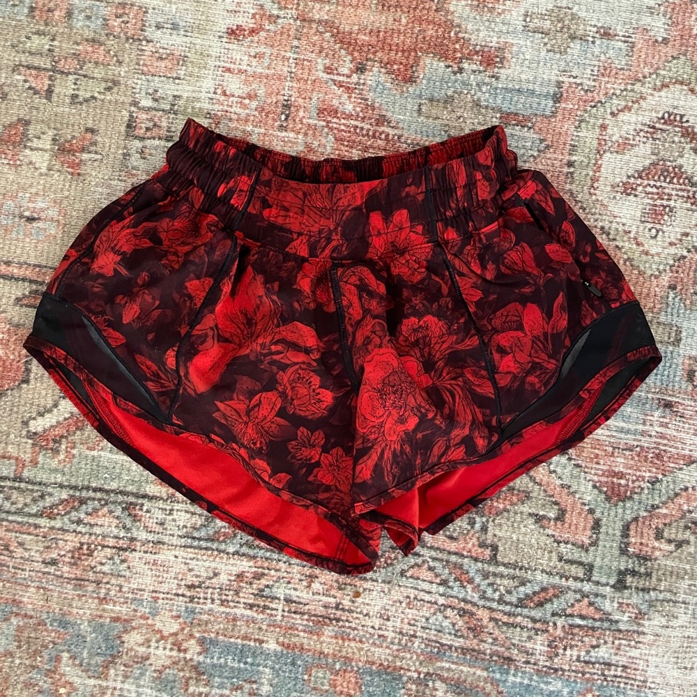 LuluLemon Red Athletic Shorts ♥️